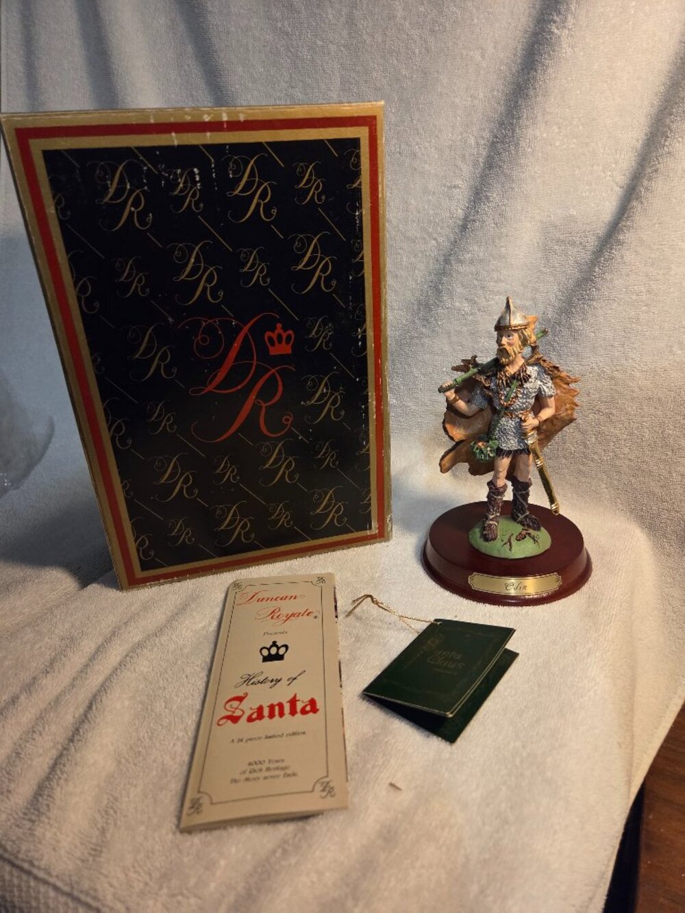 Duncan Royale Odin History of Santa 6" Figurine with Stand 1990 3rd Edition